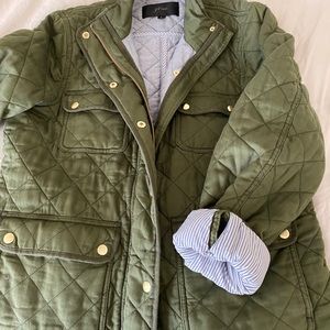 J. Crew quilted downtown field jacket